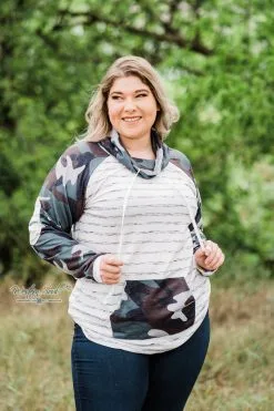 Kentce Fashion Camo Crazy Pullover