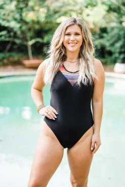 Crazy Train Clothing Creek Bed One Piece Bathing Suit