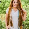T-Party Western Tie Dye Fringe Vest -Clothing Women's Clothing/Brgs sales store WesternSoul13 1