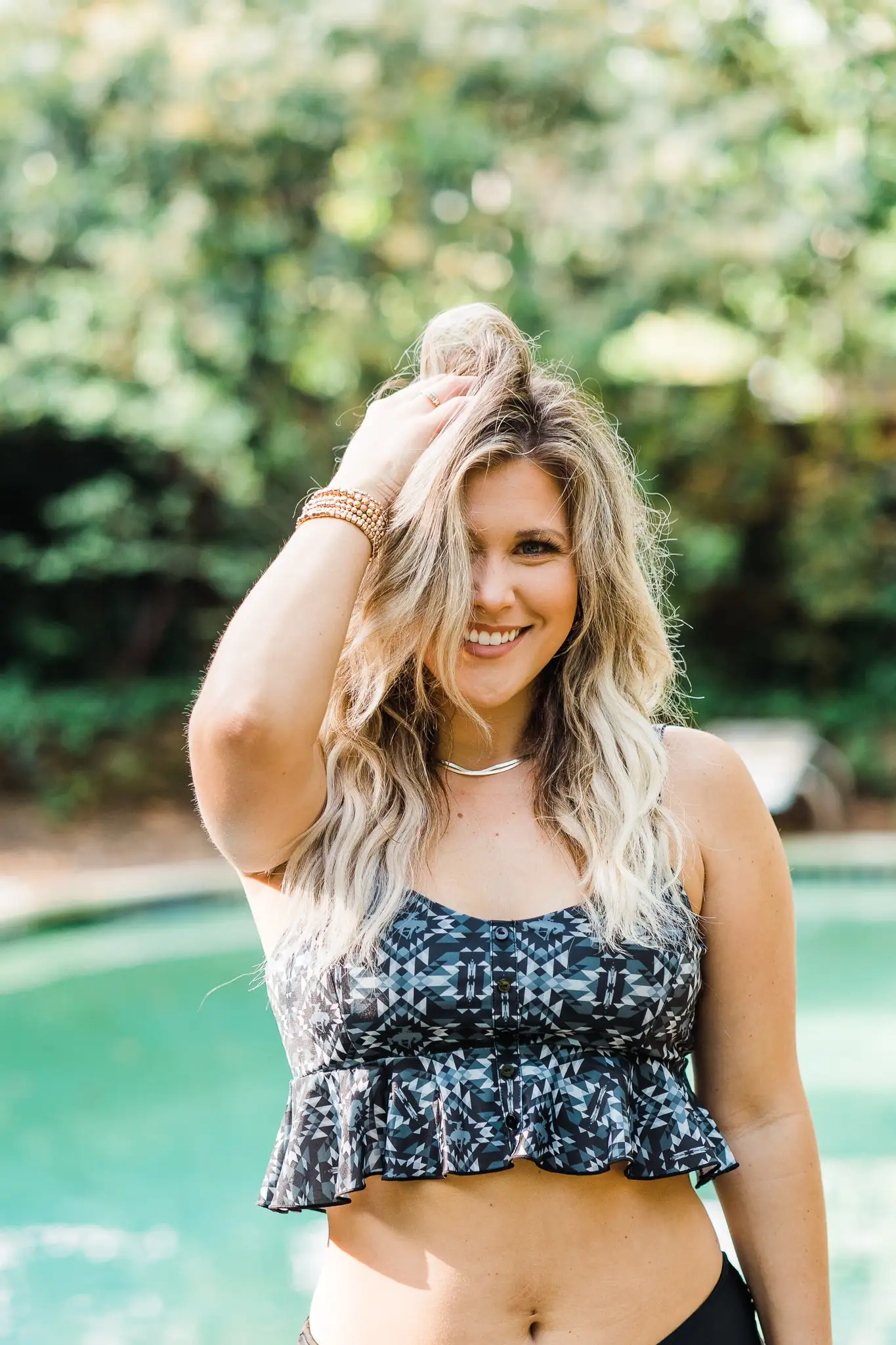 Crazy Train Clothing Western Frill Tankini 5 Crazy Train Clothing Western Frill Tankini - Image 3