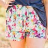 Crazy Train Clothing Floral Frenzy Shorts 2 Crazy Train Clothing Floral Frenzy Shorts -Clothing Women's Clothing/Brgs sales store WesternSoul291