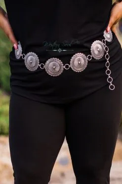 Blue Tortoise Western Concho Belt