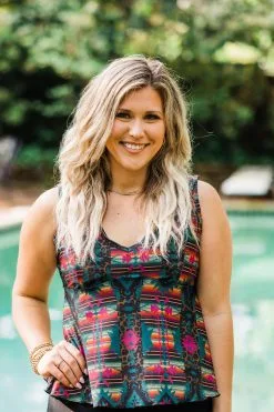 Crazy Train Clothing River Bend Tankini Top