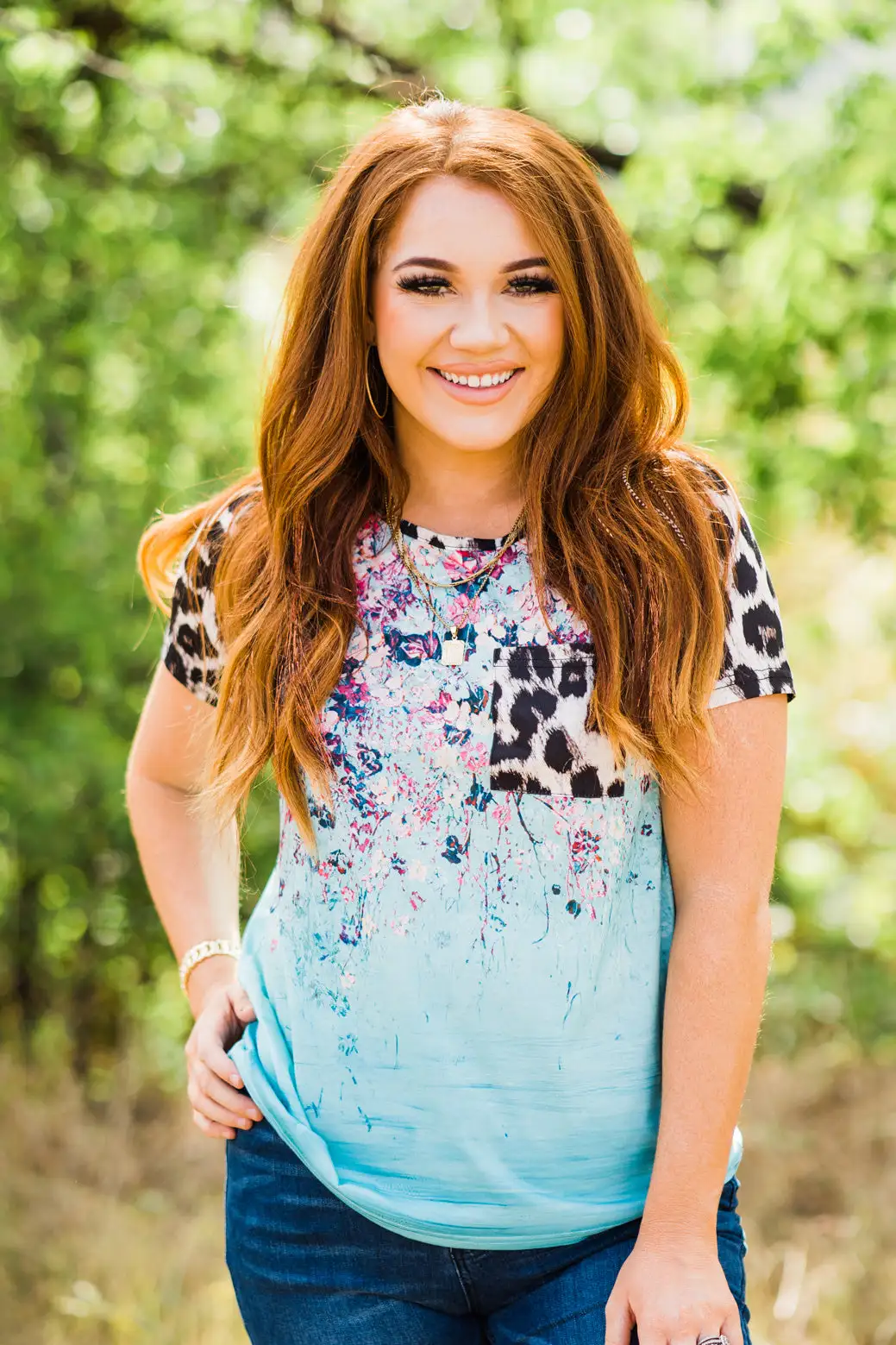 Kentce Fashion Western Wildflowers Top 3 Kentce Fashion Western Wildflowers Top