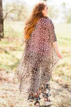 Crazy Train Clothing Dixie Leopard Duster -Clothing Women's Clothing/Brgs sales store WesternSoul57