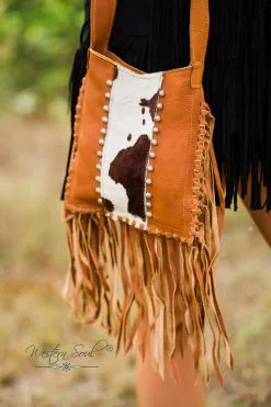 American West Fringed Cowgirl Messenger Crossbody