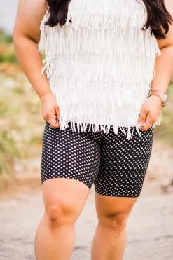 Crazy Train Clothing Silver Stars Bike Shorts By Crazy Train