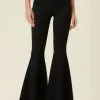 Vibrant MIU Black Flare Jeans -Clothing Women's Clothing/Brgs sales store blackflarejeansvibrant