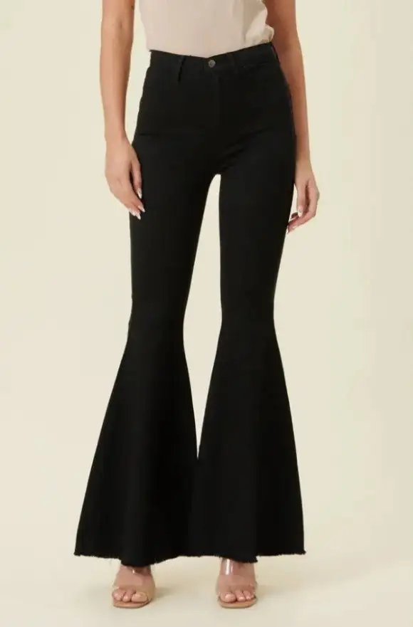 Vibrant MIU Black Flare Jeans 3 Vibrant MIU Black Flare Jeans