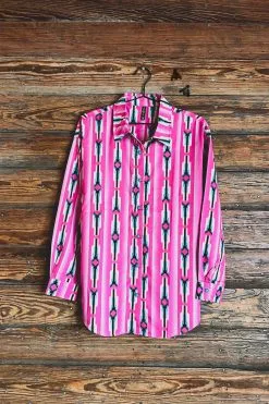 2 Fly Co. Bubble Yum Fun Button-Down Shirt -Clothing Women's Clothing/Brgs sales store bubbleyumfun1