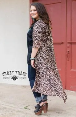 Crazy Train Clothing Dixie Leopard Duster