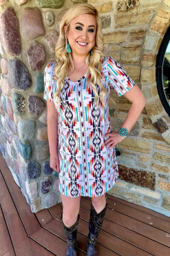 Sterling Kreek Sunday Morning T-Shirt Dress