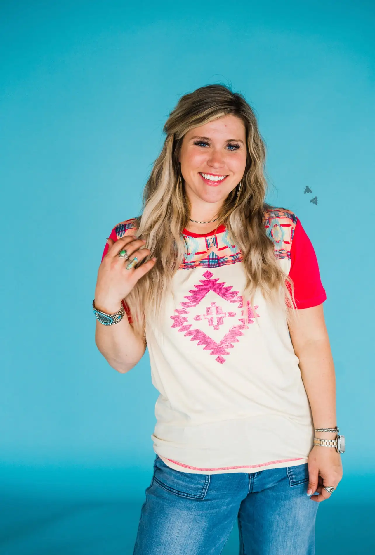 2 Fly Co. Lemonade Aztec Top 3 2 Fly Co. Lemonade Aztec Top