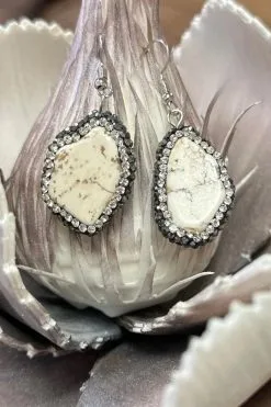 Sterling Kreek Clothing Round Rock Earrings