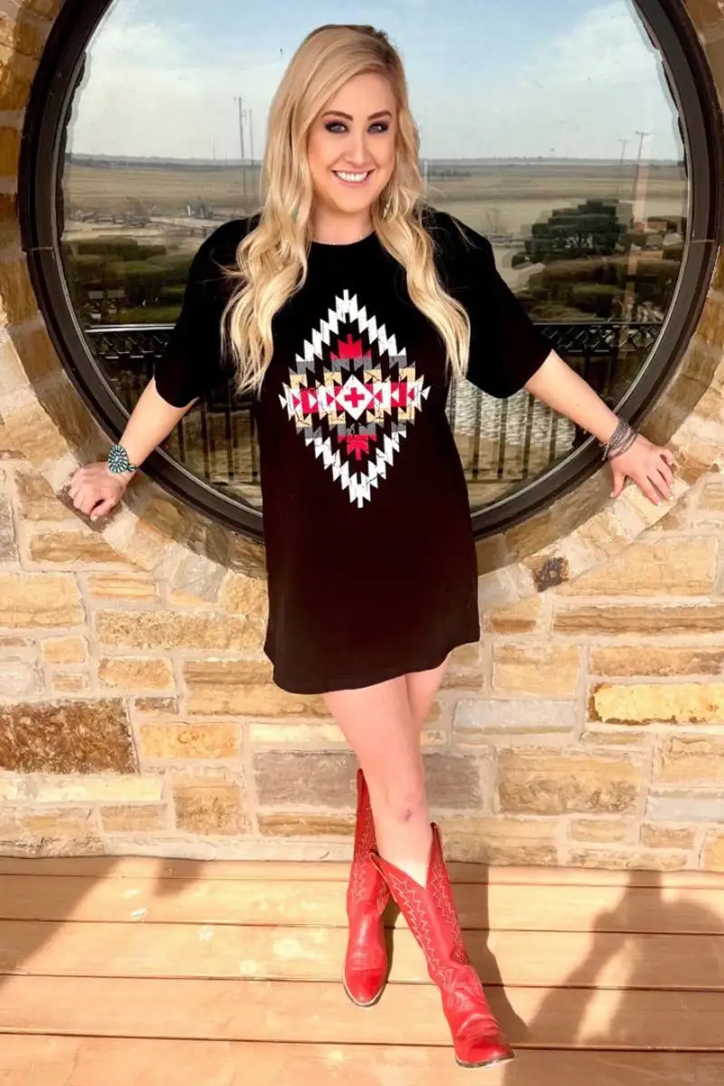 Sterling Kreek Walk This Way T-Shirt Dress 3 Sterling Kreek Walk This Way T-Shirt Dress