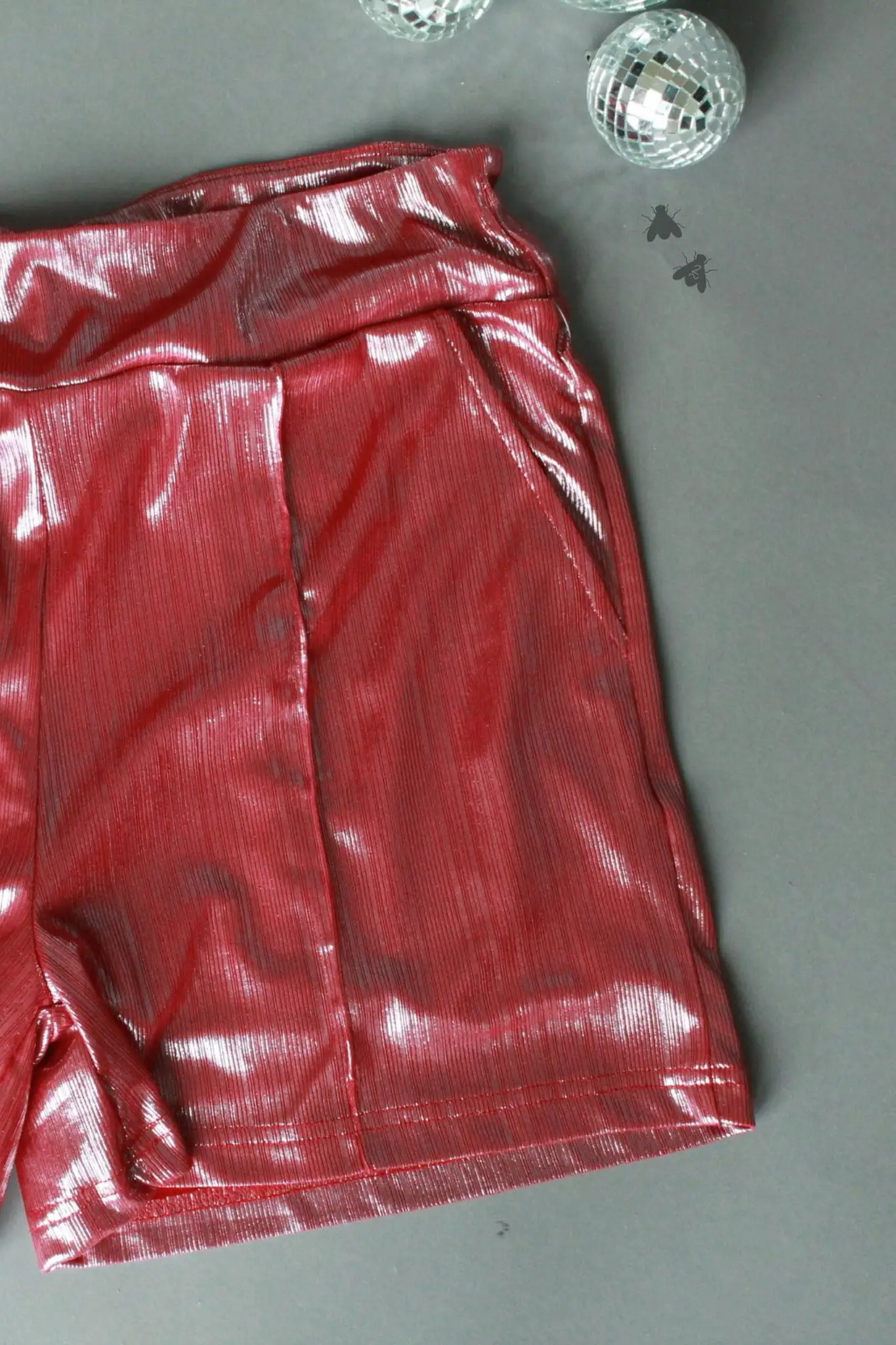 2 Fly Co. Shiney Short Red 5 2 Fly Co. Shiney Short Red - Image 3