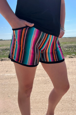 Sterling Kreek Color Me Serape Shorts -Clothing Women's Clothing/Brgs sales store image 8132ce1b 50e9 4057 899a f3b1238fffde