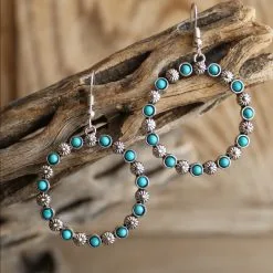 Accessory House Navajo Style Hoop Earrings