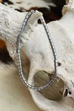 Sterling Kreek Clothing Swimmin' N Silver Seed Bead Bracelet