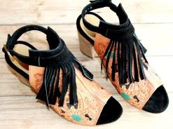 American Darling Lea's Fringe Top Sandals 7 American Darling Lea's Fringe Top Sandals -Clothing Women's Clothing/Brgs sales store lea sfringetopsandals3