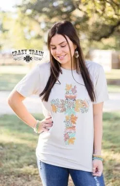 Crazy Train Clothing Leaf It To Jesus Tee -Clothing Women's Clothing/Brgs sales store leaf it to jesus 3