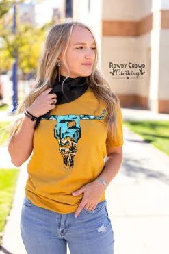 ROWDY CROWD CLOTHING Sassy Skull Tee